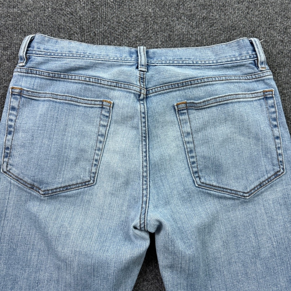 J.Crew The Sutton Jeans Mens 30x32 (32x31) Light Blue Straight Fit Stretch - Picture 8 of 15